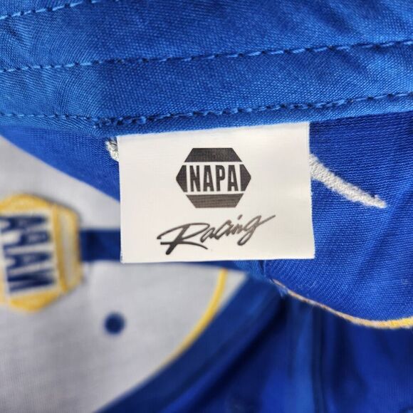 NAPA Racing Strap Back Blue Logo #44 Michael Waltrip Cars NASCAR Mens Sports Dad - Picture 10 of 11